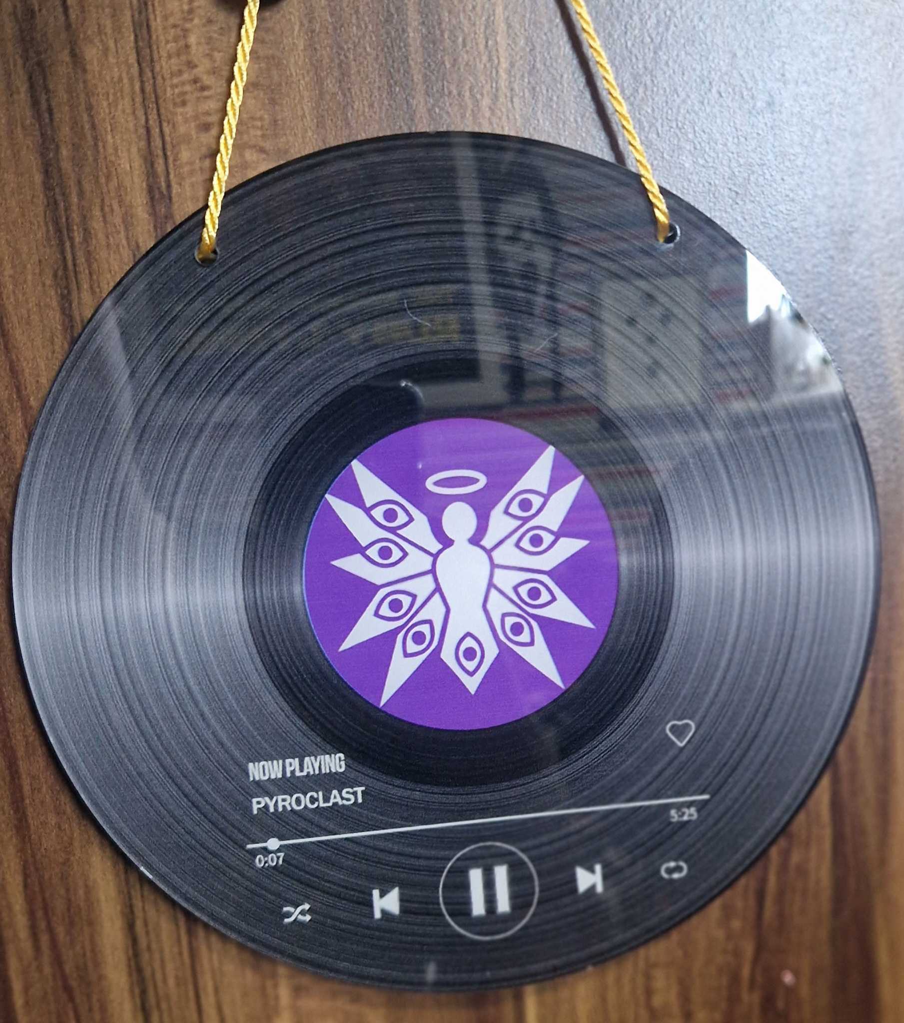 "PYROCLAST" Vinyl Plaque