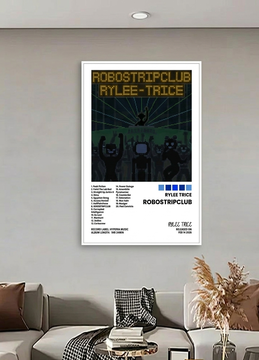 ROBOSTRIPCLUB Canvas Poster