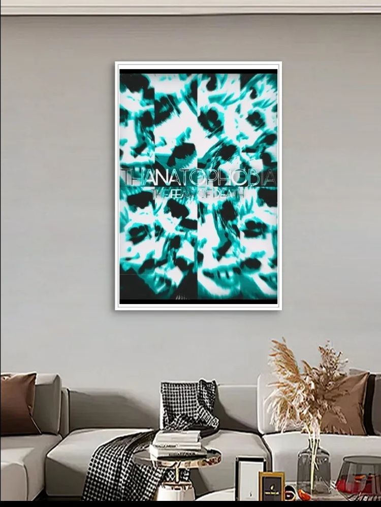 Thanatophobia "Fear Of Death" Canvas Poster